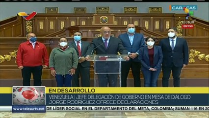 Descargar video: Venezuela: Gobierno anuncia incorporación del diplomático Alex Saab a la Mesa de Diálogo en México