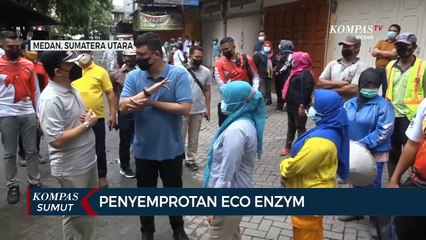 Berantas Covid-19 Komunitas Warga Semprotkan Eco Enzym
