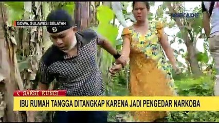 Ricuh! Ibu Rumah Tangga Ditangkap Karena Jadi Pengedar Narkoba