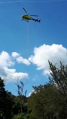 Préchac : le château de Cazeneuve est le théâtre d'une incroyable opération aérienne