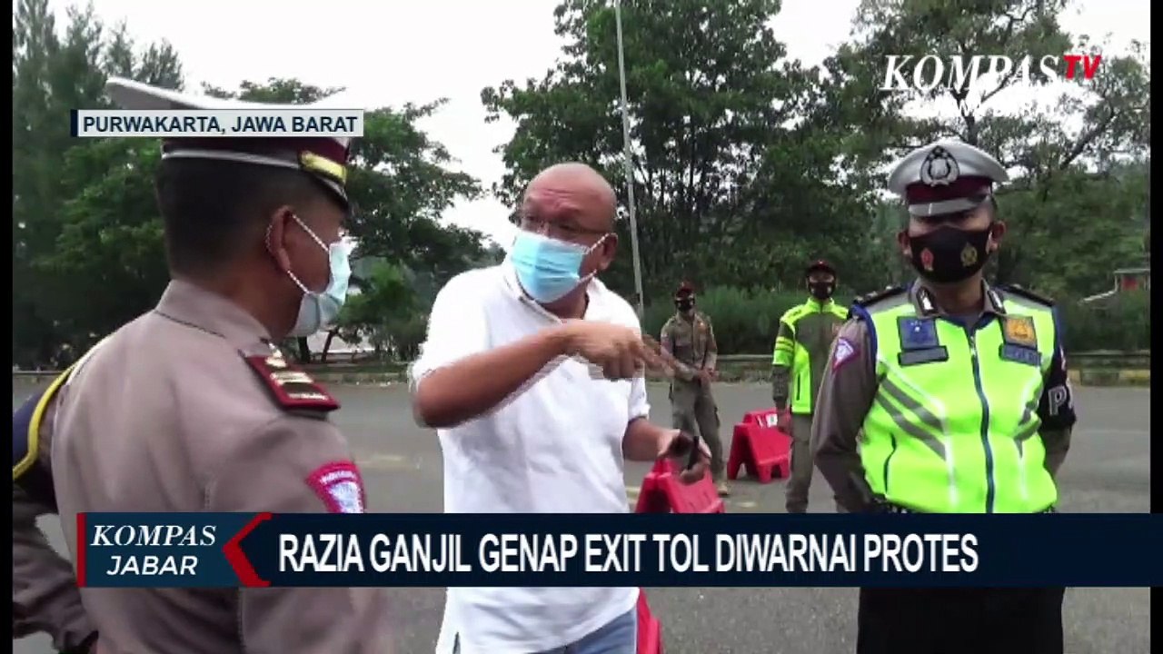 Penerapan Ganjil Genap Diwarnai Protes Pengendara