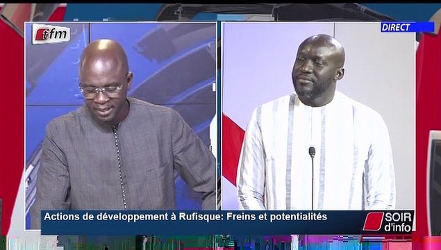 SOIR D'INFO - Wolof - Pr: Abdoulaye Der - Invité: Francois Babacar Touré - 14 Septembre 2021