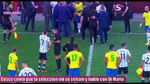 COSCU contó que la SELECCION ARGENTINA vió su stream y que HABLÓ con Di MARIA