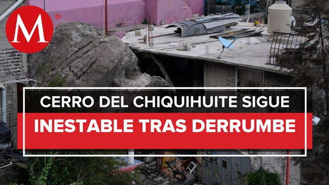 Se reporta nuevo deslave en el Cerro del Chiquihuite