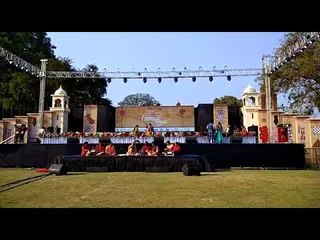 मराठी साहित्य संमेलनाच्या उद्घाटन प्रसंगी गायकवाड बंधुच्या नवव्या पिढीचे सनई वादन