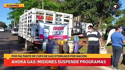 Ahora gas Misiones suspende programas