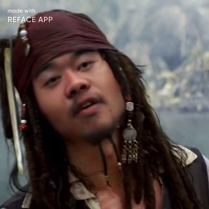 reface mona kay jack Sparrow hehe