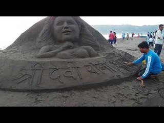 रत्नागिरीतल्या कलाकाराने श्रीदेवींना अशी वाहिली श्रद्धांजली