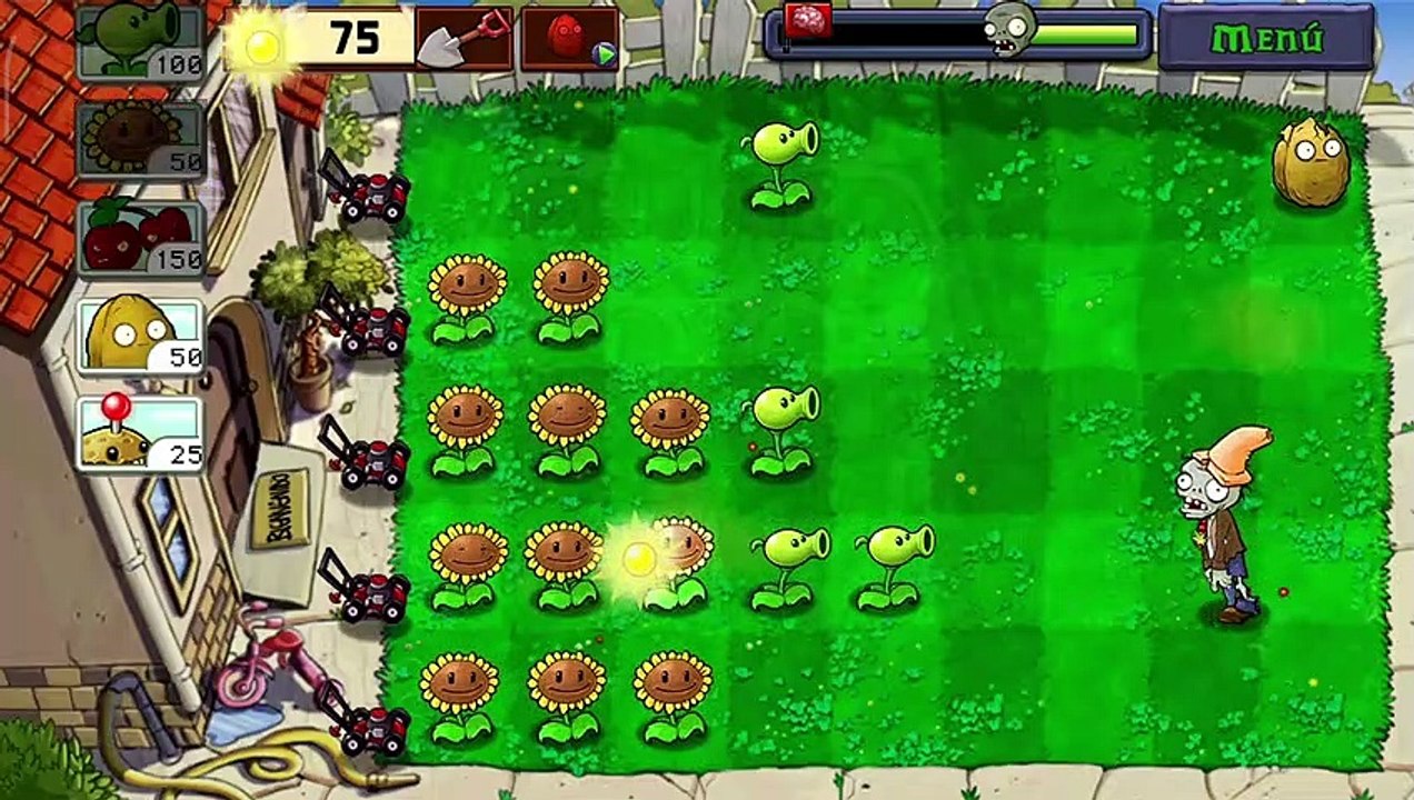 #6 Plantas Contra Zombis Free Aventura Dia Nivel 6 / Consigo la Hielaguisantes / Android