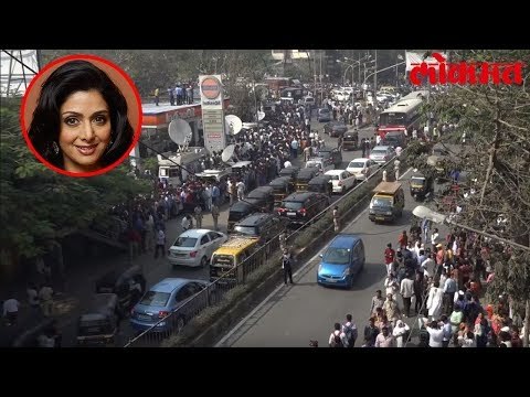 SRIDEVI FUNERAL UPDATE | SRI DEVI FUNERAL AT PAWANHANS 03 PART 01 | LOKMAT BOLLYWOOD NEWS
