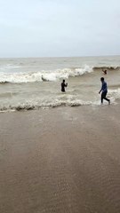 Some people enjoying the sea.#shorts