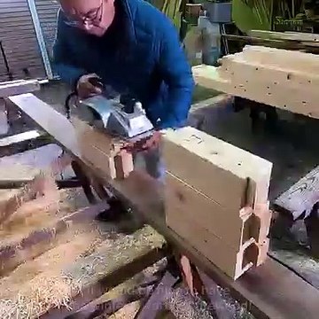 Japanese carpentry firewood storage shed Process Of Building Japanese Wooden House Construction