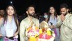 Rahul Vaidya and Disha Parmar Celebrate Ganpati Visarjan with Family | FilmiBeat