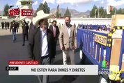 Pedro Castillo: “Yo no tengo odio a la prensa, yo no le tengo odio a nadie
