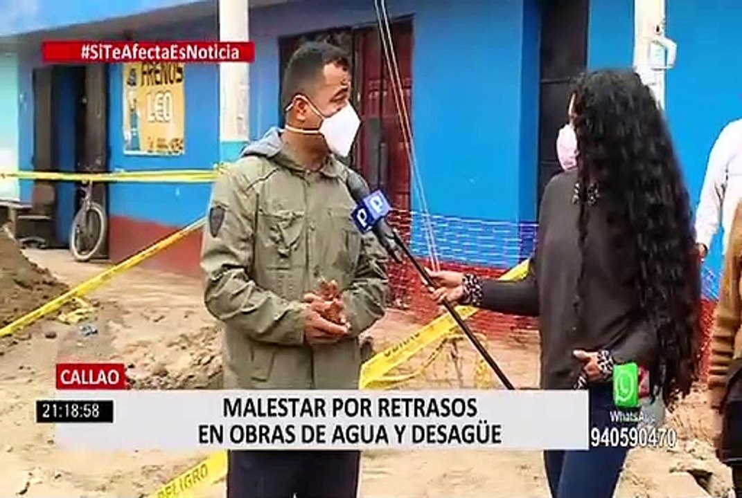 Callao: obras inconclusas causaron malestar en los vecinos