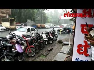 कोल्हापूरात वादळी वार्र्यासह गारांचा जोरदार पाऊस
