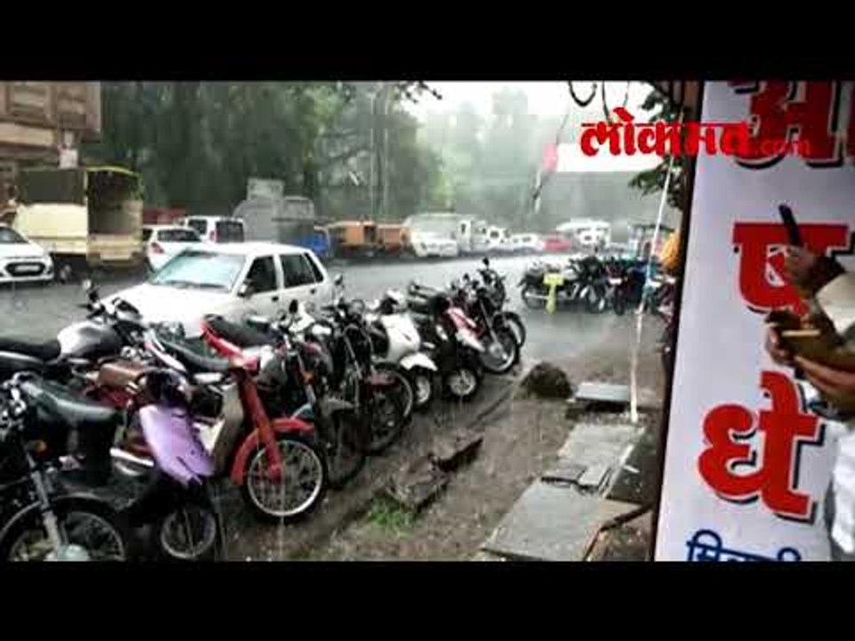 कोल्हापूरात वादळी वार्र्यासह गारांचा जोरदार पाऊस