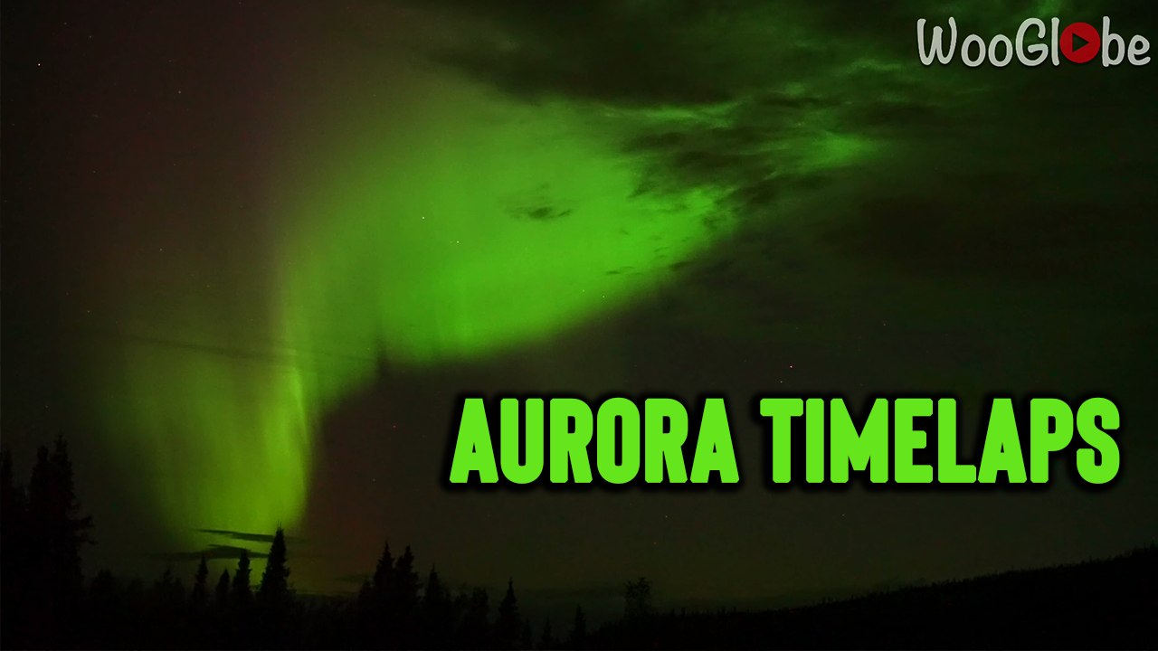 'Breathtaking Aurora in Alaska | Timelapse of Stunning Green Lights Gracing the Sky Above Dalton Highway'