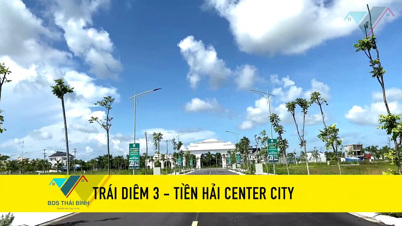 Thực tế giao thông nội khu Trái Diêm 3 - Tiền Hải Center City. Tư vấn 0825169696