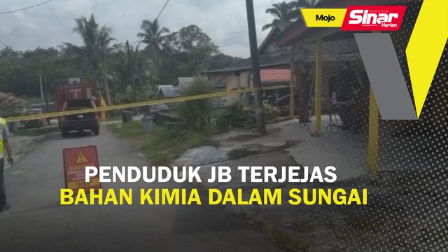 Penduduk JB terjejas bahan kimia dalam sungai