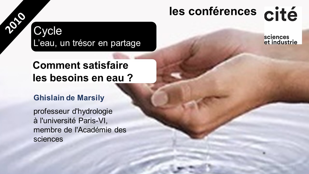Comment satisfaire les besoins en eau ?