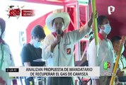 Especialistas analizan propuesta del pesidente Castillo de recuperar el gas de Camisea