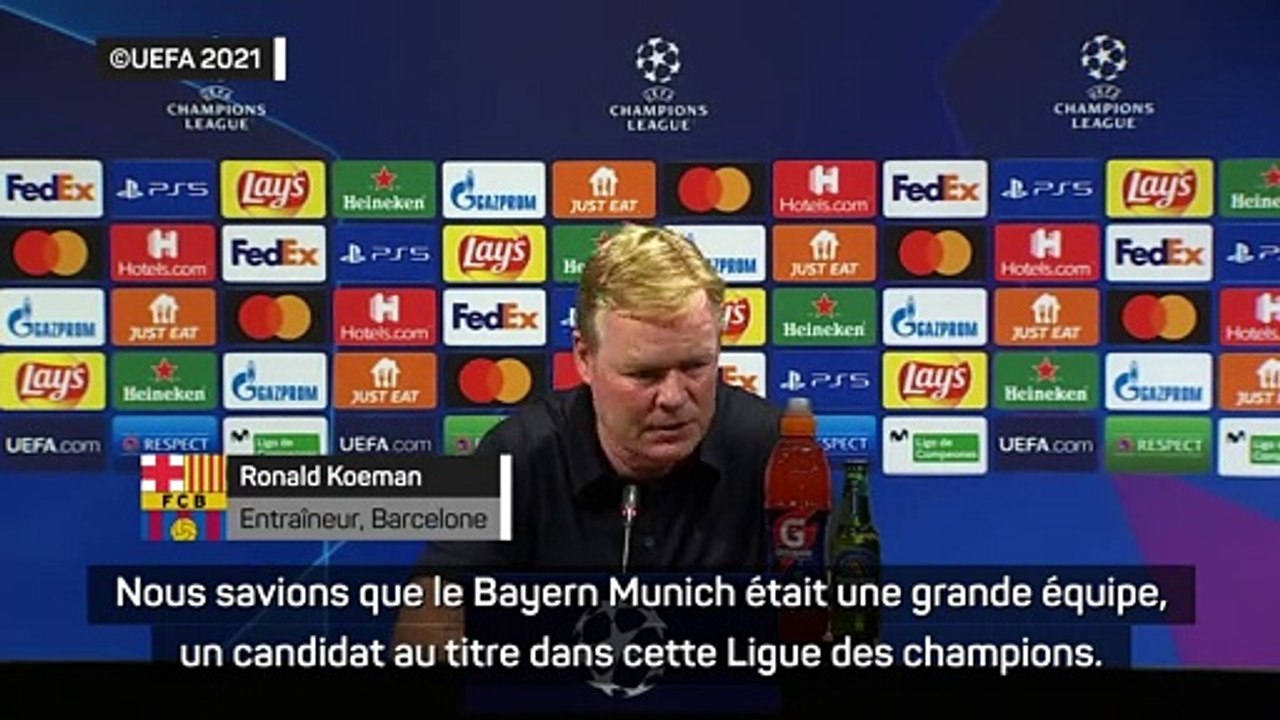 Koeman : "Une différence de niveau trop importante"