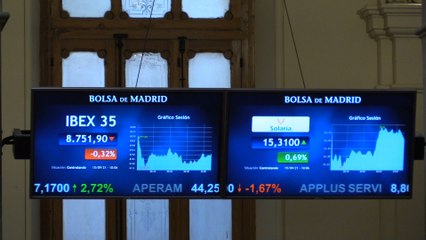 El Ibex 35 mantiene pérdidas del 0,35 % lastrada por las eléctricas e Inditex