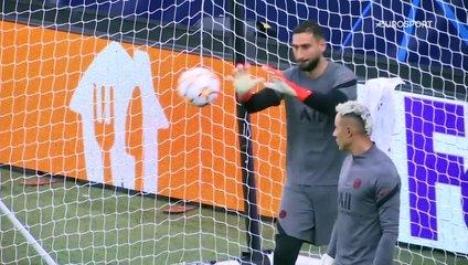 Messi, Neymar et Mbappé à l'entraînement à Bruges