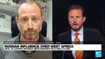 Russian influence over West Africa: 