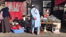 Afgan halkı işsizlik ve yoksulluk nedeniyle ev eşyalarını satıyor