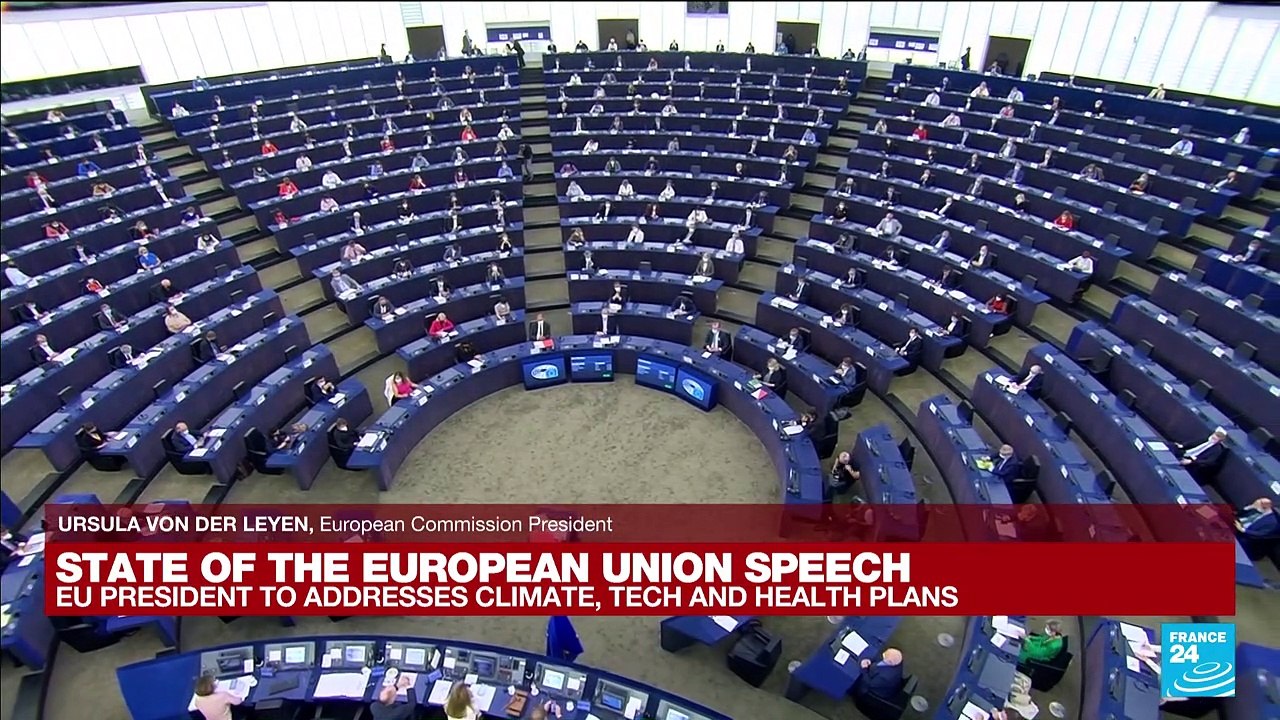 REPLAY. State of the EU speech: Ursula von der Leyen hails EU achievements, sets new goals