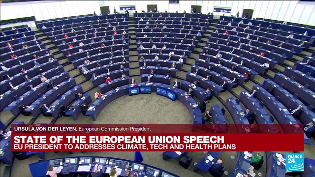 REPLAY. State of the EU speech: Ursula von der Leyen hails EU achievements, sets new goals