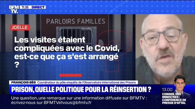 Prison: quels aménagements post-Covid ? Quelle politique pour la réinsertion ? BFMTV répond à vos questions