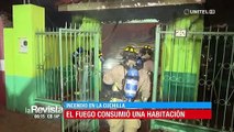 Santa Cruz: Fuego consumió una habitación que funcionaba como cocina en el barrio La Cuchilla