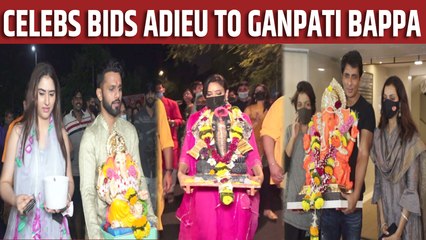Celebs bids adieu to Ganpati Bappa