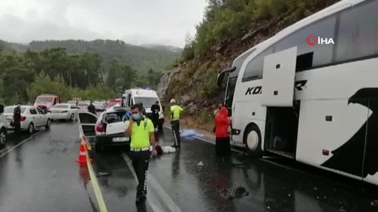 Manavgat Akseki yolunda kaza: 2 ölü 2 yaralı