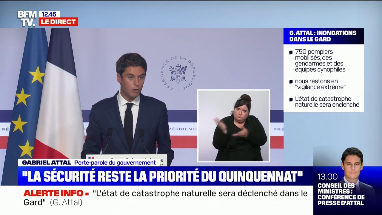 Gabriel Attal: "L'épidémie n'est pas encore derrière nous (...) mais l'embellie sanitaire se confirme jour après jours dans l'hexagone"