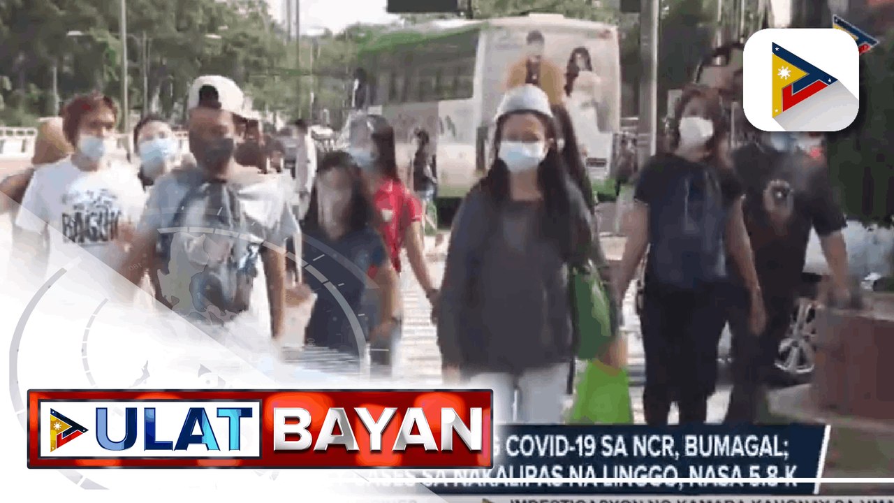 Hawaan ng COVID-19 sa NCR, bumagal ayon sa Octa Research; Average daily cases sa nakalipas na linggo, nasa 5.8-K ; Rep. Garin, nanawagang gawing libre ang COVID-19 testing