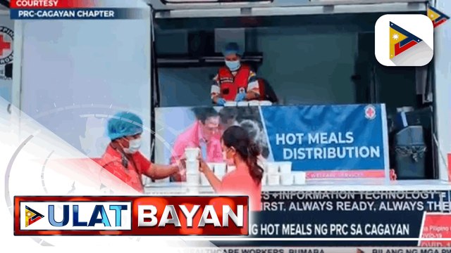 Higit 3-K indibidwal, binigyan ng hot meals ng PRC sa Cagayan; BFP, patuloy ang disinfection sa mga bahay at establisyemento sa Sta. Barbara, Pangasinan ; Mga pulis sa Camarines Sur, namahagi ng face masks; Pfizer vaccine rollout, isinagawa sa Almeria, Bi