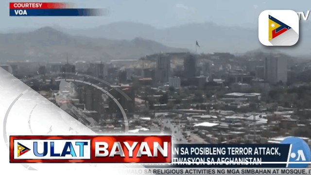 Babala ng Japan sa posibleng terror attack sa 6 na bansa sa Southeast Asia kabilang ang Pilipinas, maaaring kaugnay ng sitwasyon sa Afghanistan ayon kay Prof. Banlaoi; AFP AT PNP, tiniyak na nakatutok sa anumang banta ng terorismo sa bansa