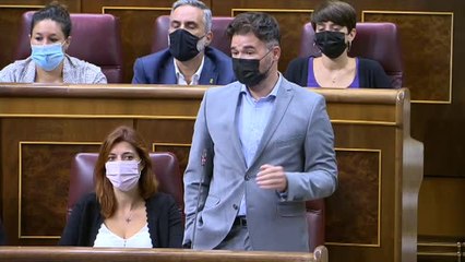 Sánchez a Rufián: "Vuelvan ustedes al acuerdo del 2 de agosto y continuemos"