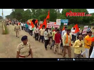 Morchya : रिसोडमध्ये खड्डयांसाठी शिवसंग्रामने काढला मोर्चा