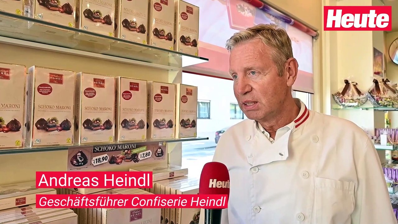 So werden Wiens bekannteste Schoko Maroni hergestellt