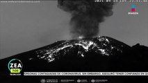 El volcán Popocatépetl registra explosión