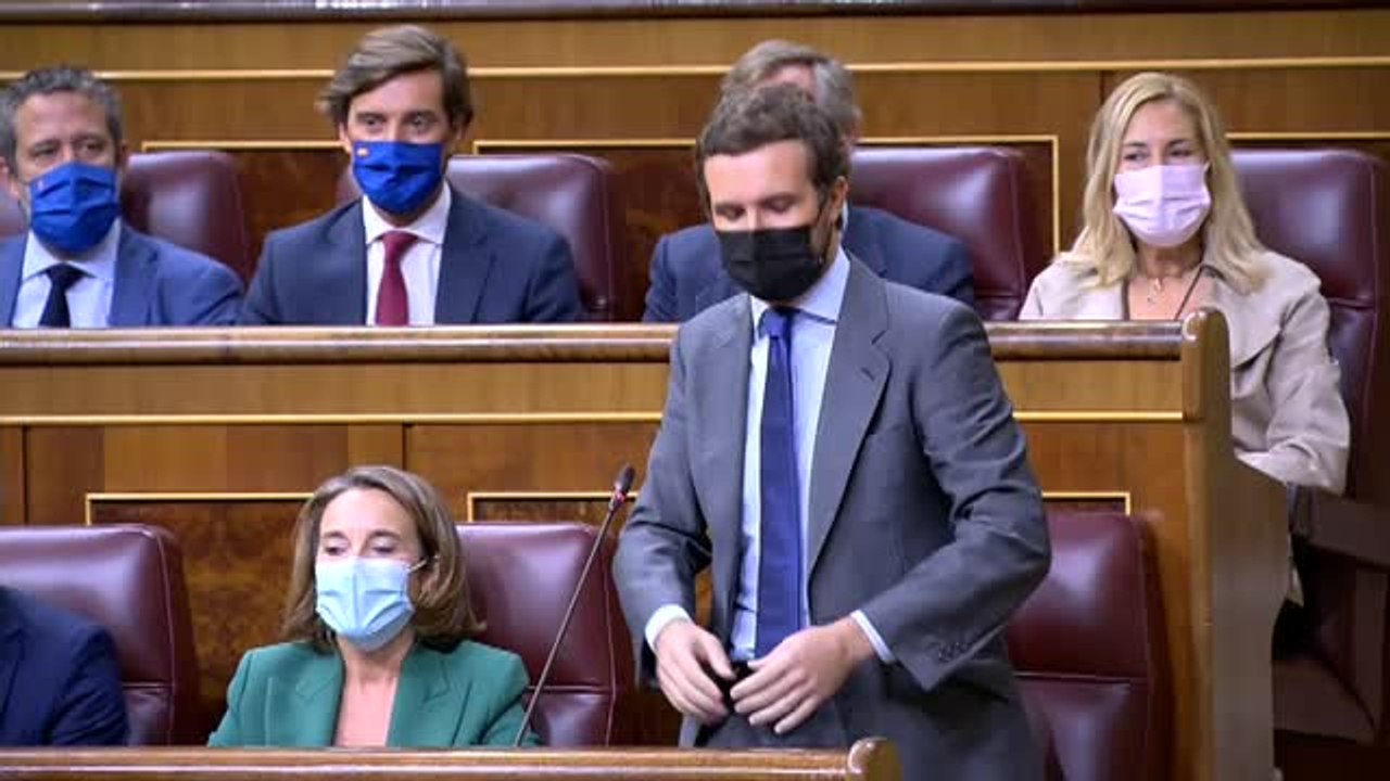 Casado a Sánchez: "Si usted pedía dimisiones cuando la luz subía un 8%, por qué no dimite usted cuando sube un 200%?