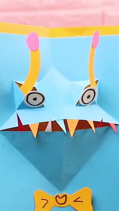 How to make a monster Card at Home , Easy | All In One Content