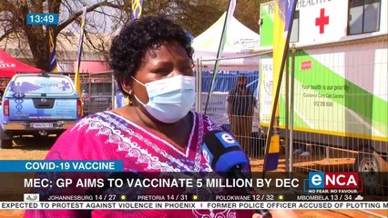 Gauteng aims to vaccinate 5 million people by December