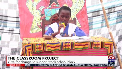 The Classroom Project: Give for change to help fix weak school blocks - News Desk (15-9-21)