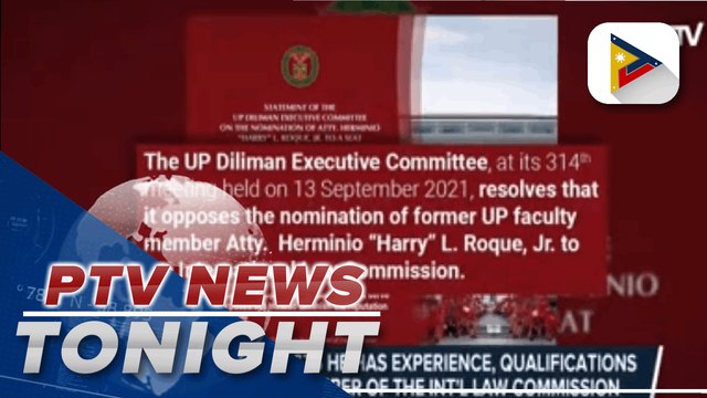 Sec. Roque insists he has experience, qualifications to become a member of the International Law Commission; Acting Cebu City mayor appeals to DILG to allow 'no vaccine, no dine-in' policy; Rizal LGU hopeful province's COVID-19 vaccine supply will be inc
